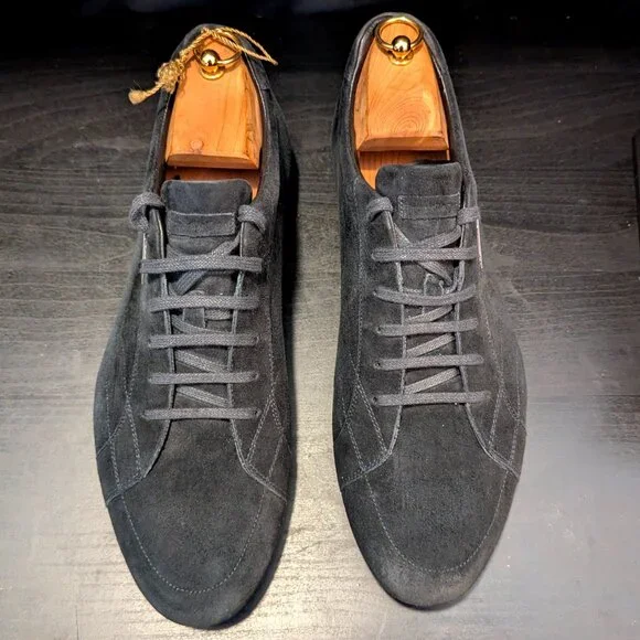 Ermenegildo Zegna Sneakers Suede black 11.5